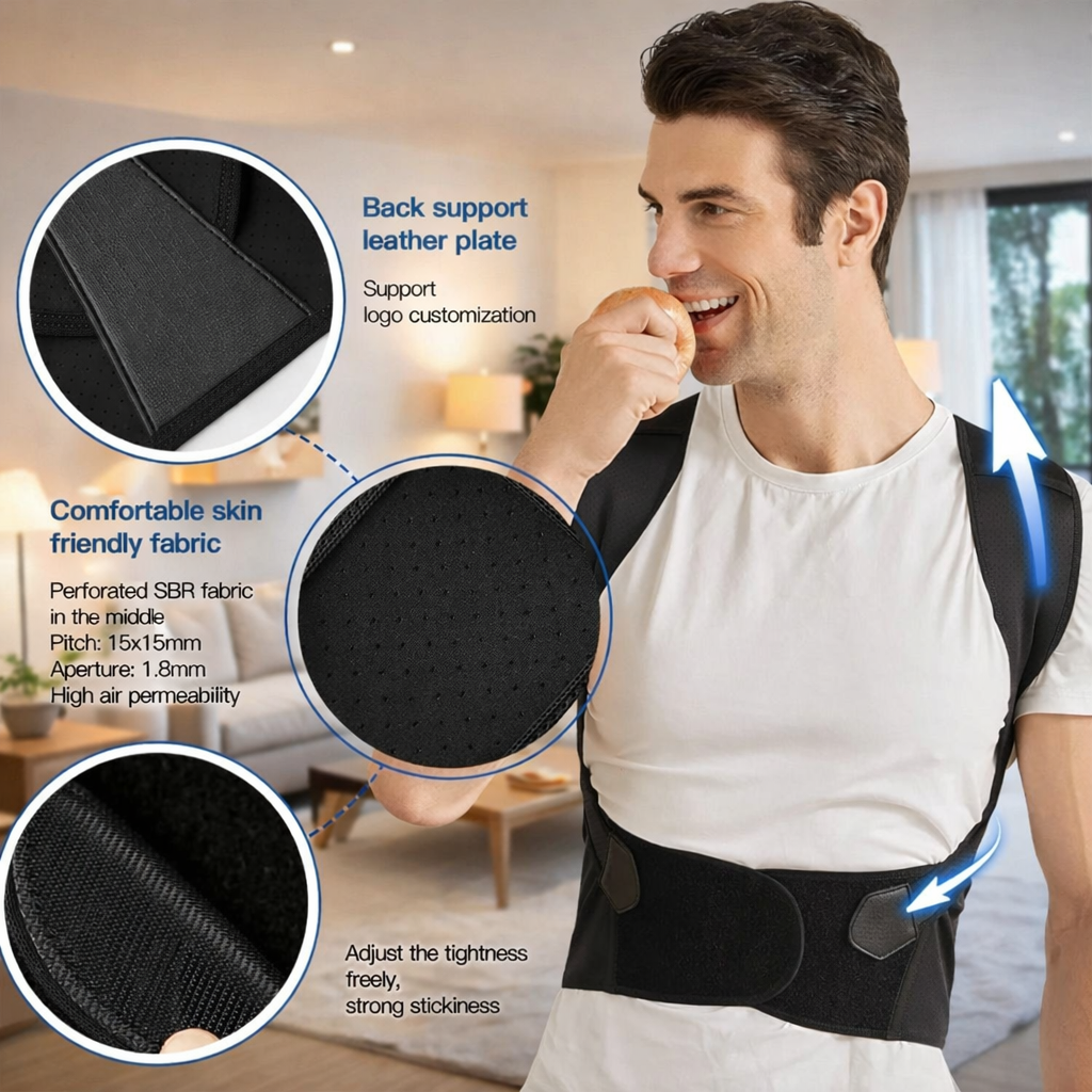 Align Posture Corrector & Back Brace - Adjustable Spine Support for Men & Women