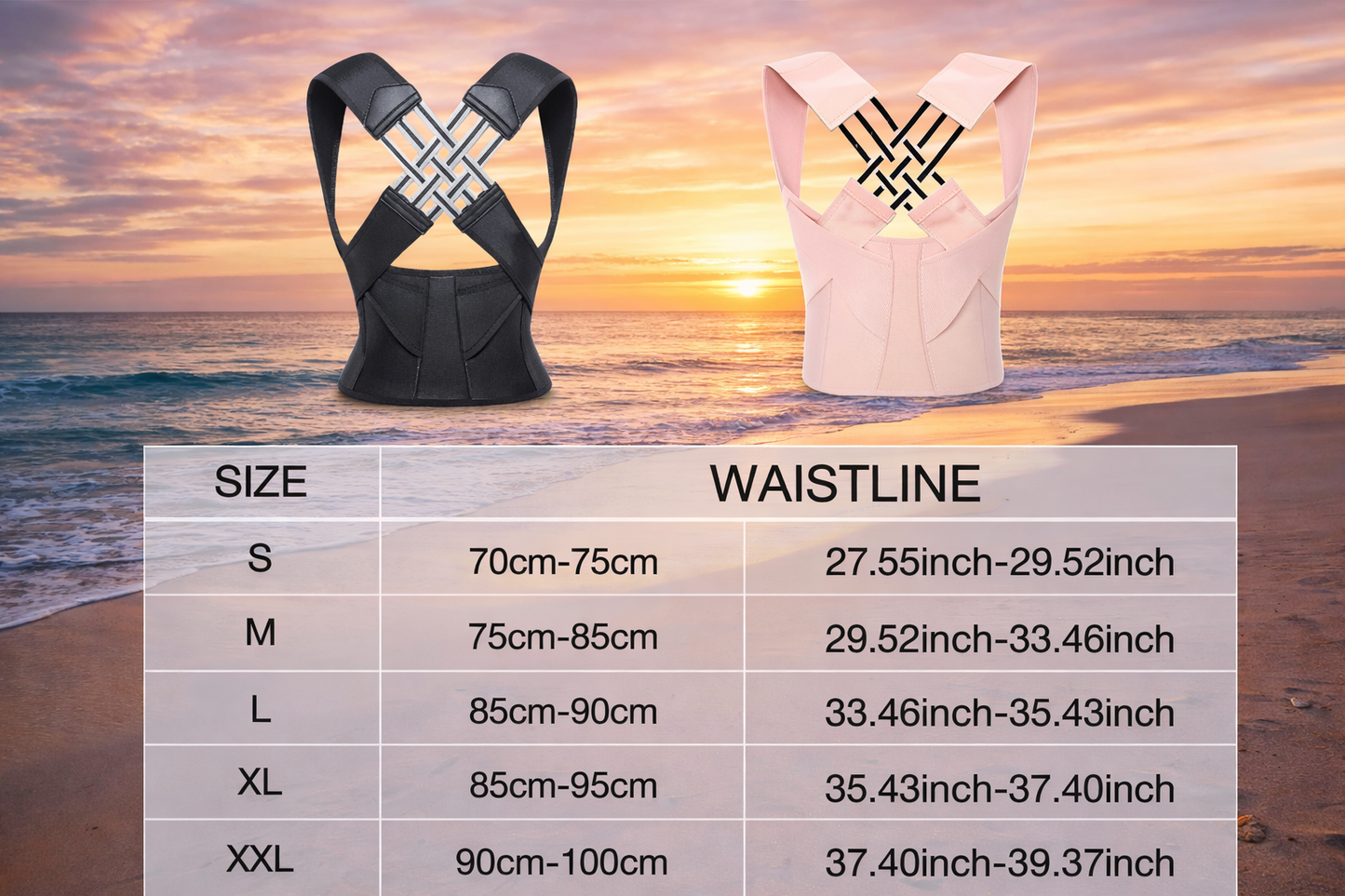Align Posture Corrector & Back Brace - Adjustable Spine Support for Men & Women