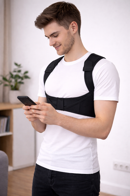 Align Posture Corrector & Back Brace - Adjustable Spine Support for Men & Women