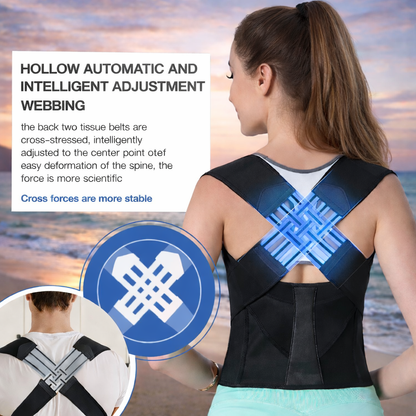 Align Posture Corrector & Back Brace - Adjustable Spine Support for Men & Women